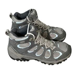 Merrell Castle Rock Mid Hiking Boots Womens Size 8 Wild Dove Gray
